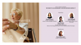 EmpowerHER konferencija - Povezivanje i osnaživanje: Nova era ženske snage u Crnoj Gori